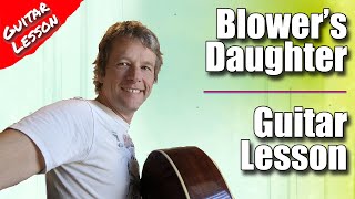 Damien Rice  Blowers Daughter  Guitar Lesson Tutorial 306 [upl. by Ardnaik]