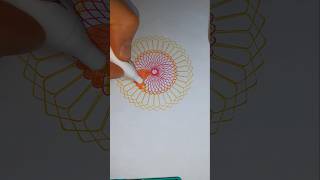 Mandala Art Timelapse Watch the Colors Come Alive 🌈✨ spirograph creativedrawing mandala [upl. by Remled694]