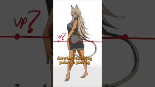 Mistake Drawing Perspective  Quick Art Tips art sketch shorts tutorial drawingtutorial anime [upl. by Haliehs]