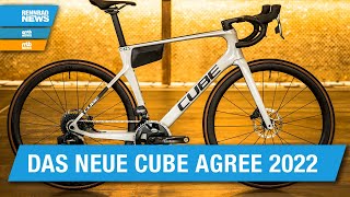 Cube Bikes Agree 2022 EnduranceRennrad Aerodynamik im Fokus [upl. by Leak]