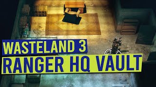 How to unlock Ranger HQ Vault  WASTELAND 3 [upl. by Peterson]