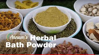 Herbal Bath Powder  Kuliyal Powder preparation in Tamil  குளியல் பொடி தயாரிப்பது எப்படி [upl. by Nuahc]