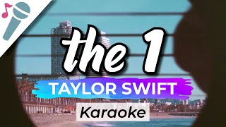 Taylor Swift – the 1  Karaoke Instrumental Acoustic [upl. by Tarrah]