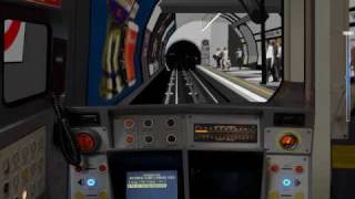 OpenBve London UndergroundNorthern Line Kennington NBEmbankment [upl. by Gladwin431]