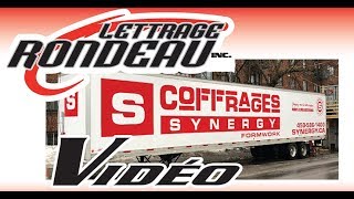 COFFRAGES SYNERGY LETTRAGE DE REMORQUE 53 [upl. by Chader]