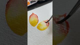 From my Autumn Watercolor Course timelapse [upl. by Dilaw]