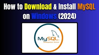 How to Download Install and Setup MySQL on Windows 2024  Server amp Workbench [upl. by Aranat]