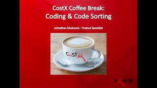 CostX Coffee Break Webinar  Coding and Code Sorting [upl. by Moriyama456]