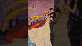 Mon diamond painting Sailor Moon  je laime trop 😍🌙sailormoon diamondpainting serenity endymion [upl. by Wj]