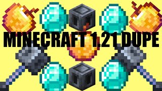 The EASIEST WORKING DUPE GLITCH for 121 MINECRAFT Works in JAVA AND BUGROCK [upl. by Nytsirt]