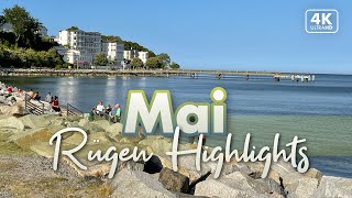 Mai 2023 auf Rügen  die Highlights 4K Walk [upl. by Eelanej]