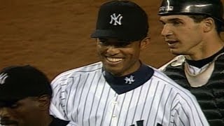 Mariano Rivera records his first career save [upl. by Charlie143]