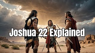 Joshua Chapter 22 Explained Transjordan Tribes Almost Start A Civil War [upl. by Nimref]