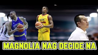 ETO NA MAGNOLIA PINALITAN SI RICARDO RATLIFFE MAY BAGONG IMPORT  BIG DECISION ITO [upl. by Torre]