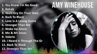 Amy Winehouse 2024 MIX Las Mejores Canciones  You Know Im No Good Rehab Tears Dry On Their O [upl. by Perloff]