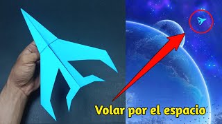 el avión de papel más sofisticado puede volar por el espacio [upl. by Vowel]