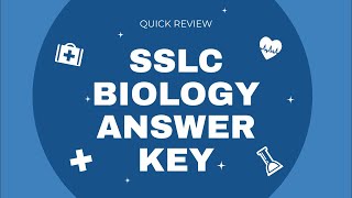 SSLC BIOLOGY QUICK ANSWER KEY [upl. by Nunes]