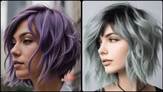 Mind Blowing Aesthetic Shaggy Bob Haircut  For Beginner Makeover Designs  bob peludo [upl. by Haridan]