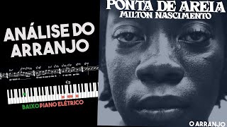 Análise Ponta de Areia na gravação de Milton nascimento no disco MINAS [upl. by Einiffit]