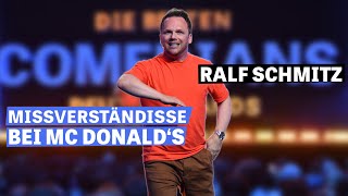 Ralf Schmitz  Missverständnisse bei Mc Donalds  Die besten Comedians Deutschlands [upl. by Vitek]