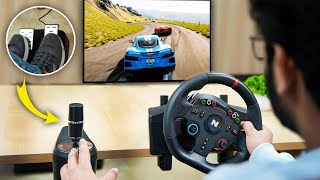 Aaj Gaadi Tera Bhai Chalayega😎 NiTHO Drive PRO One Gaming Racing Wheel [upl. by Ahsino430]