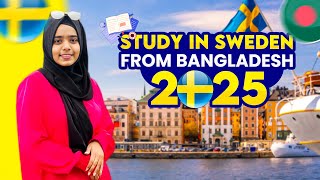 Study in Sweden 🇸🇪 from Bangladesh 2025 পুরো পরিবার নিয়ে সুইডেন যাওয়া এতো সহজ [upl. by Rheinlander]