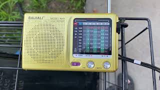 WMLK Bethel PA  9275 KHz received in Branford Connecticut with telescopic antenna tvradio1972 [upl. by Lasser284]