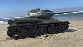 TAIGEN 116 RC  RUSSIAN T3485  SAND TEST RUN [upl. by Enahpad822]