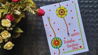 Raksha Bandhan Greeting Card for kidsGreeting Card for RakhiRakhi Greeting Card for Brother [upl. by Neirrad]