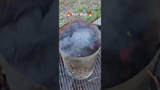 First Burn 225 PBX  Pit Barrel  Smoker [upl. by Esenwahs981]