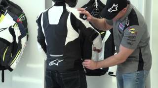 Alpinestars Jaws Perforated Leather Jacket Review from SportbikeTrackGearcom [upl. by Maccarone138]