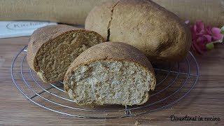 Pane integrale veloce e croccante con e senza BIMBY  Divertirsi in cucina [upl. by Booze]