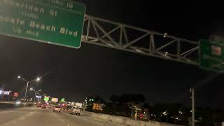 Driving on E Commercial Blvd in Fort Lauderdale to Kendall Dr in Southwest Miami Florida [upl. by Brandi]