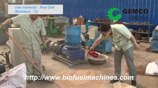 GEMCO Biomass Small Pellet Mill Make Your Own Fuel Pellets At Home [upl. by Thurman]