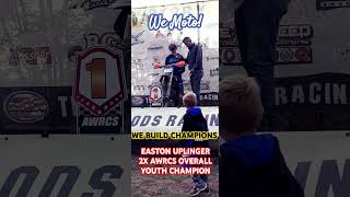 Easton Uplinger 2024 AWRCS OVERALL Youth Champion podium [upl. by Killie169]