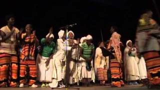 Gamo People at the National Theatre in Addis Ababa Ethiopia part 2 [upl. by Leynwad270]