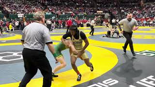 D1SF Garrison Weisner Oregon Clay vs Alex Denkins Perrysburg 120 [upl. by Ress]