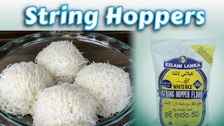 How to make String Hoppers ඉඳිආප්ප කමුද [upl. by Dena]