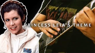 Princess Leias Theme on Guitar  Star Wars [upl. by Annaesor63]