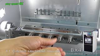 BX4  Custom abutment and grinding milling [upl. by Hinch]