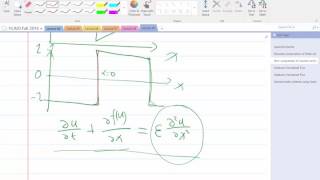 Lecture 09 Part 4 Nonuniqueness of solution and the Entropy condition [upl. by Trebleda]