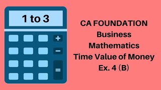 CA Foundation  Time Value Of Money  Business Mathematics  Module [upl. by Middendorf]