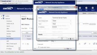 SonicWALL NAT Policy Settings Explained [upl. by Linis]