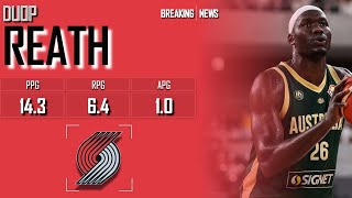 PORTLAND TRAIL BLAZERS Duop Reath ᴴᴰ [upl. by Parnas]