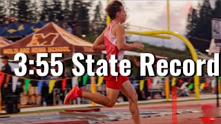 Yuta Cole Hawaii State 1500M Record [upl. by Ciredor]