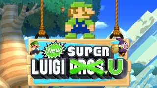 New Super Luigi U  100 CoOp Walkthrough  World 1 Acorn Plains 2 Player [upl. by Nide]