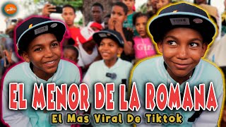 EL MENOR DE LA ROMANA  EL MAS VIRAL DE TIKTOK CON SU BAILE CON SAOCO [upl. by Biagi]