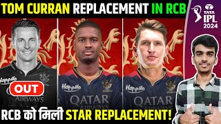 4 BEST Players to Replace Tom Curran in RCB for IPL 2024  Tom Curran  Holder  Pretorius  RCB [upl. by Rangel]