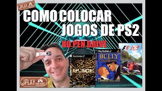 COMO COLOCAR JOGOS DE PS2 NO PENDRIVE  PLUGAR E JOGAR JPLAY GAMEHOUSE [upl. by Eolanda760]