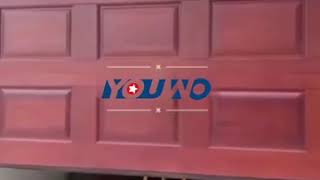 modern solid wood sectional garage door lightweight overhead sliding doors [upl. by Mittel]